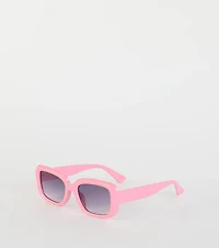 Picture This Retro Rectangle Sunglasses