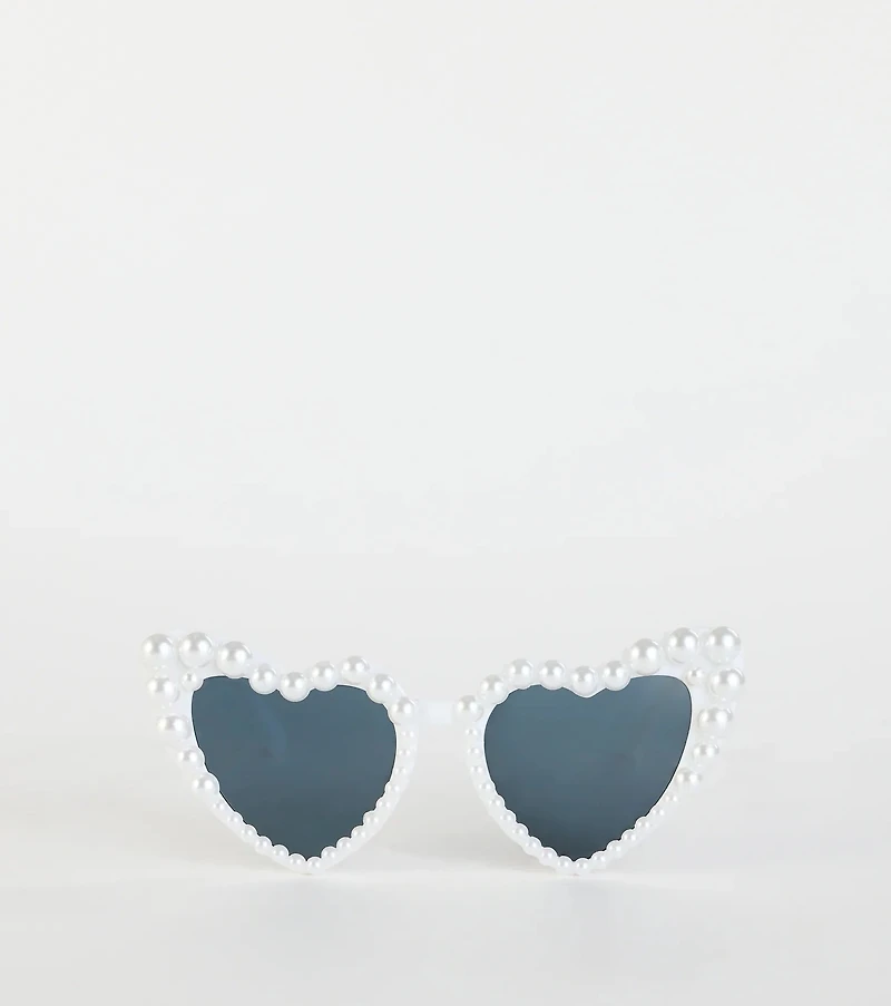 Glam At Heart Pearl Sunglasses