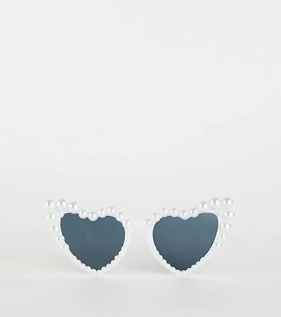 Glam At Heart Pearl Sunglasses