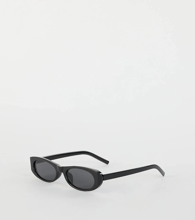 Full Schedule Sleek Oval Sunglasses