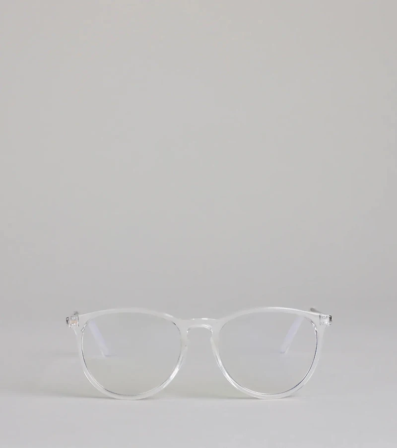 Smart And Stylish Clear Blue Light Glasses