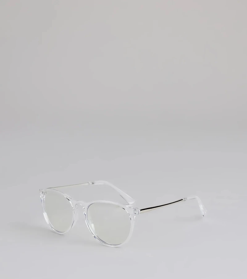 Smart And Stylish Clear Blue Light Glasses