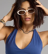 Cloud Cruisin’ Oval Frame Sunglasses