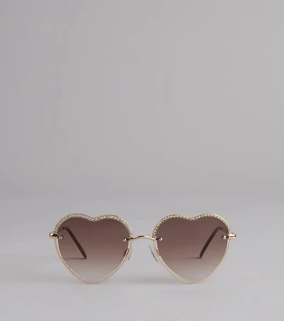 Heartbreaker Status Rhinestone Sunglasses
