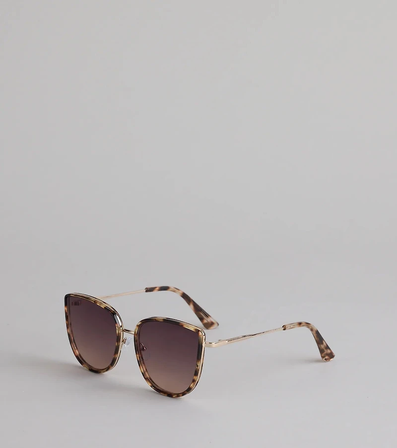 Big Mood Tortoiseshell Oversized Sunglasses