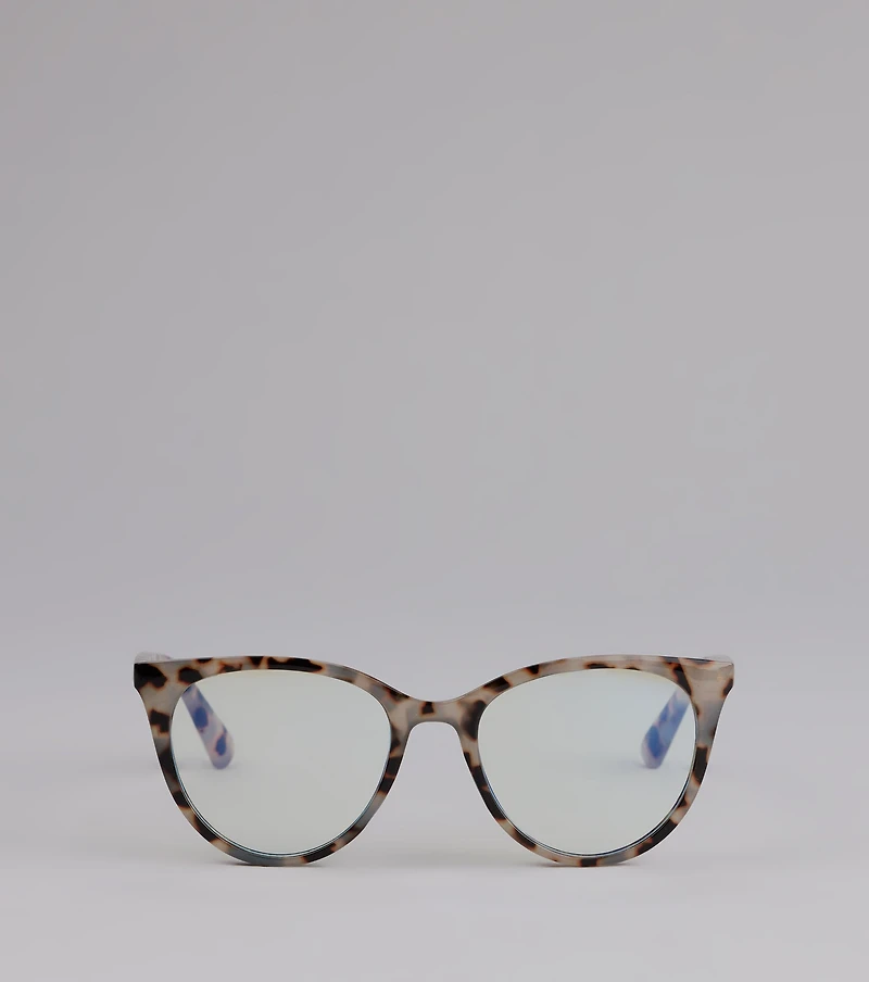 Smart And Chic Cat Eye Blue Light Glasses
