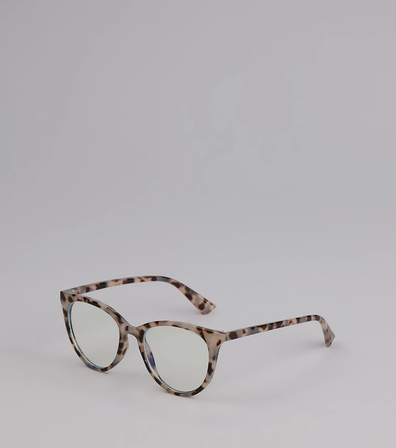 Smart And Chic Cat Eye Blue Light Glasses
