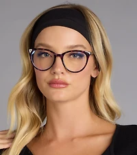 Smart And Chic Cat Eye Blue Light Glasses