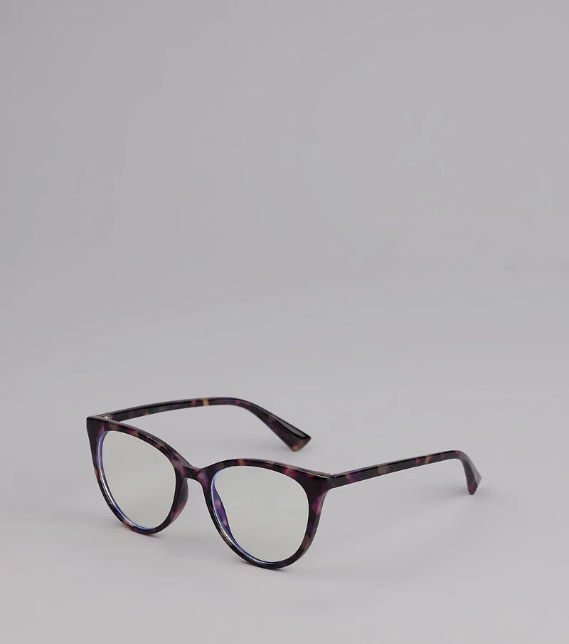 Smart And Chic Cat Eye Blue Light Glasses