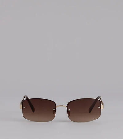 Shady Business Square Frame Sunglasses
