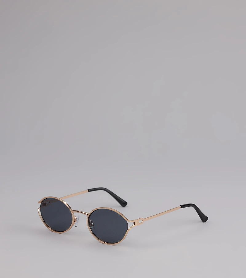 Retro Cool Metal Round Glasses