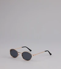 Retro Cool Metal Round Glasses