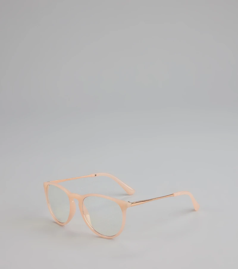 Smart And Stylish Clear Blue Light Glasses