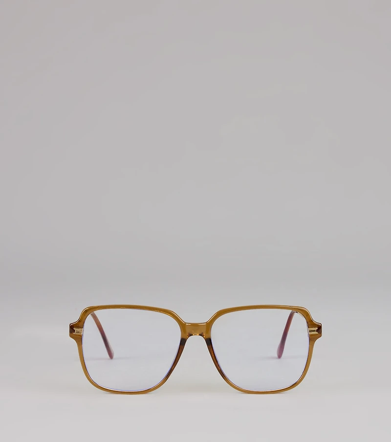 Chic Look Oversized Blue Light Glasses