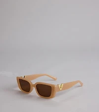 Everyday It Girl Rectangle Sunglasses