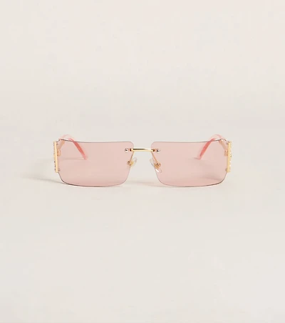 No Filter Clear Square Sunglasses
