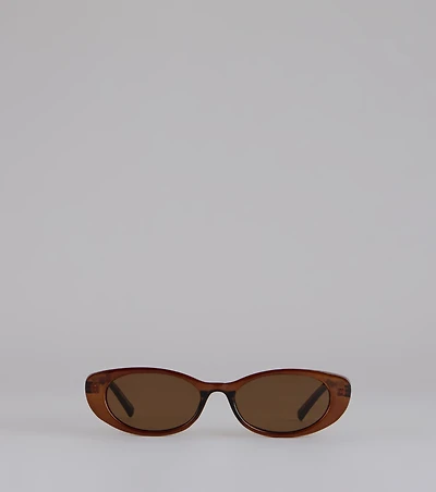 Effortlessly That Pair Oval Sunglasses