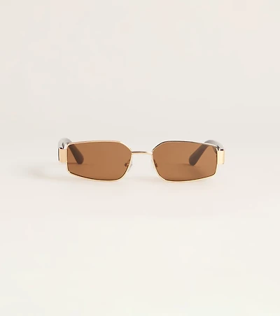 Caught A Glance Oval Sunglasses