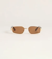 Caught A Glance Oval Sunglasses