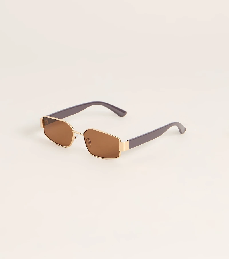 Caught A Glance Oval Sunglasses