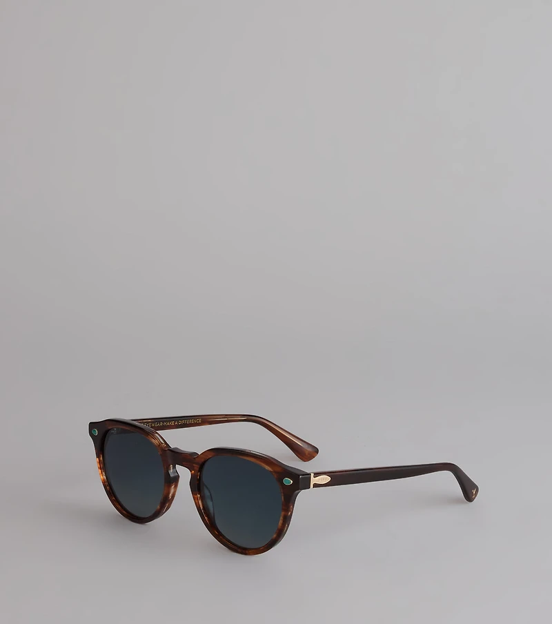DIFF Sequoia Round Sunglasses