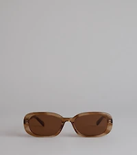 DIME Aspyn Ovard Tortoise Sunglasses