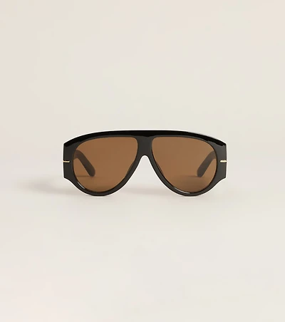 No Small Talk Oversized Sunglasses