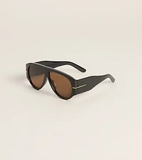 No Small Talk Oversized Sunglasses