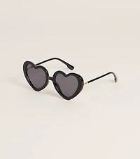 Heart Eyes Flat Top Sunglasses