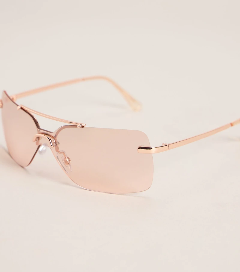 Runway Route Square Sunglasses