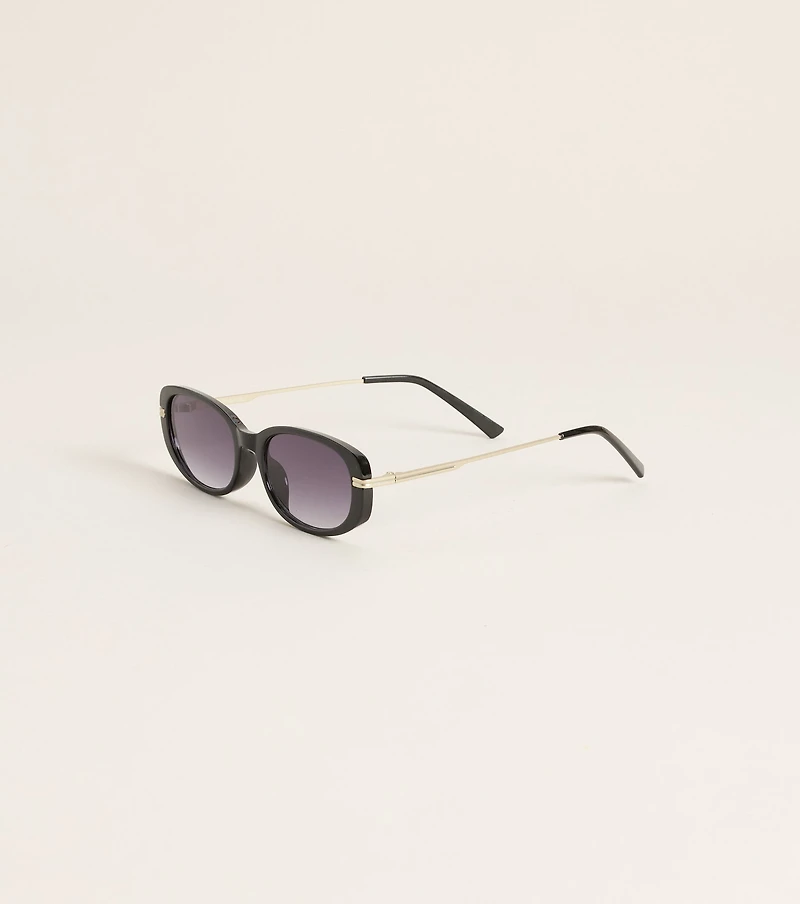 Coffee First Oval Sunglasses
