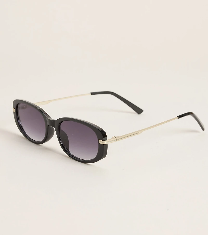 Coffee First Oval Sunglasses