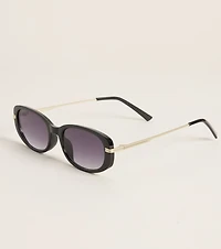 Coffee First Oval Sunglasses