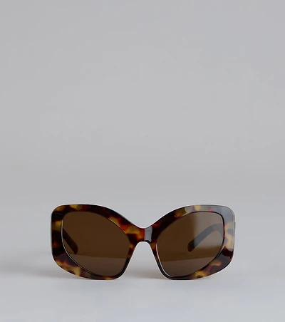 City Walk Tortoise Oversized Sunglasses
