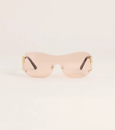 Statement Maker Shield Sunglasses