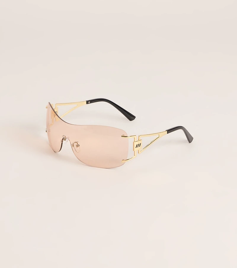 Statement Maker Shield Sunglasses