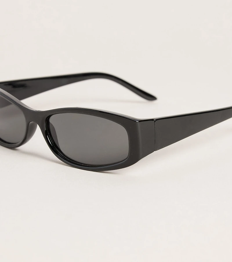 No Small Talk Oval Sunglasses
