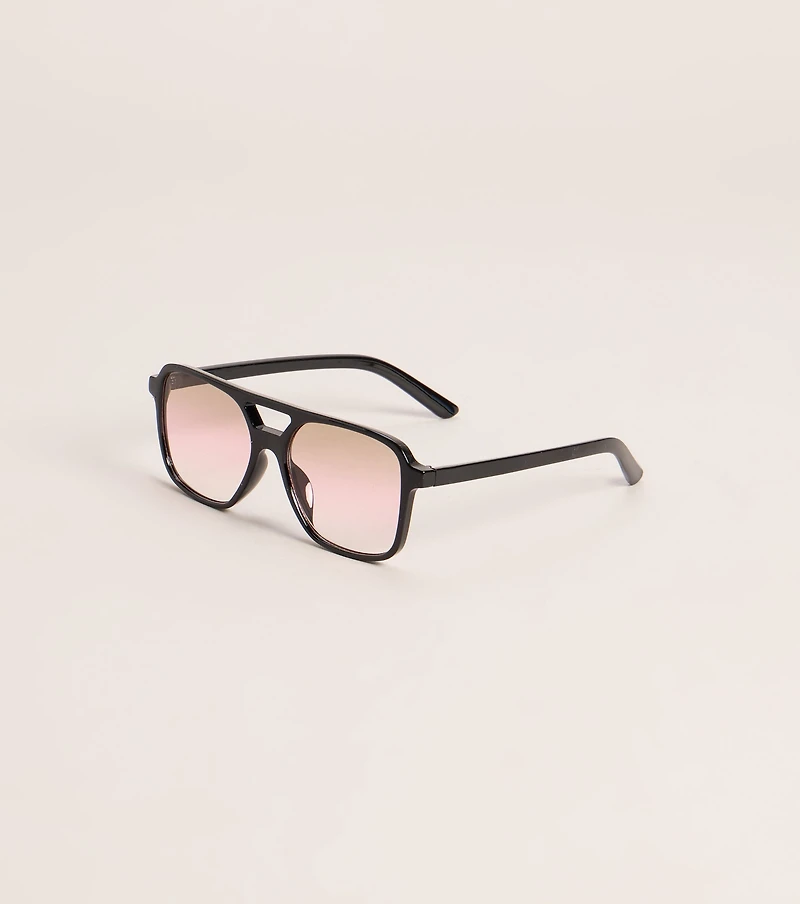 Sharp Focus Aviator Sunglasses