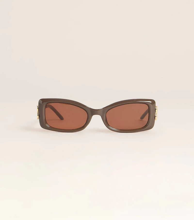 Caught Looking Rectangular Sunglasses