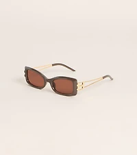 Caught Looking Rectangular Sunglasses