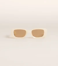 Soft Launch Square Frame Sunglasses