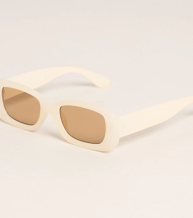Soft Launch Square Frame Sunglasses
