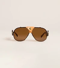 Off Duty Drama Aviator Sunglasses