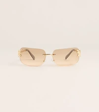 Pretty Intent Butterfly Side Sunglasses