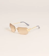Pretty Intent Butterfly Side Sunglasses