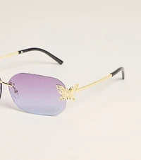 Pretty Intent Butterfly Side Sunglasses