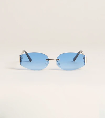 Sleek Attitude Oval Sunglasses