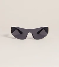 Sleek Edge Shield Sunglasses