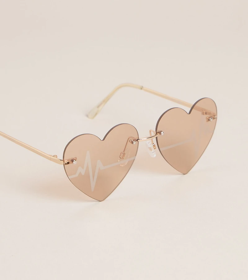 Crush Mode Heart Sunglasses