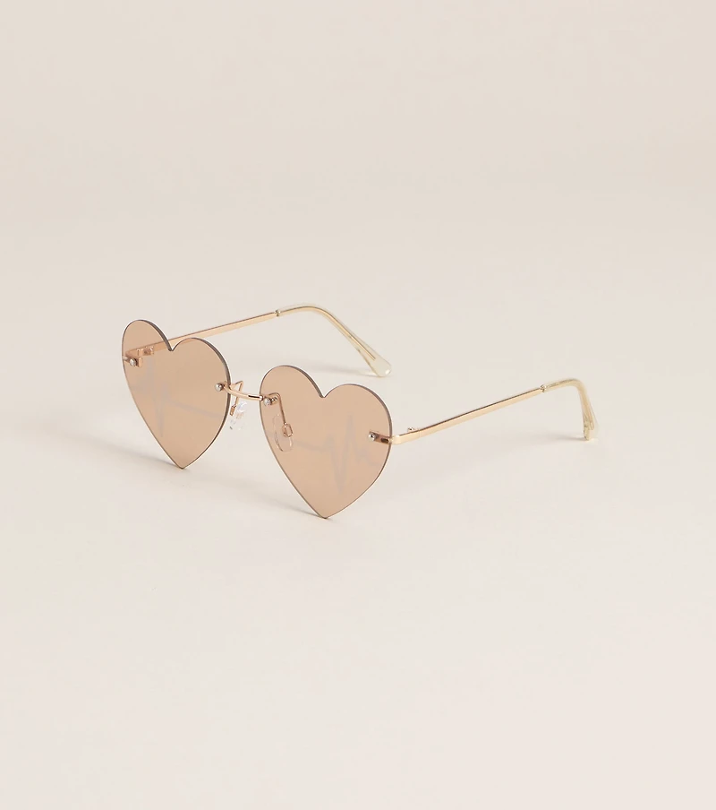 Crush Mode Heart Sunglasses